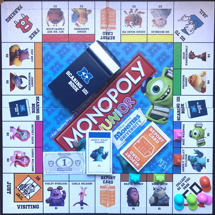Junior Monsters University  board game collectible - Main Image 2
