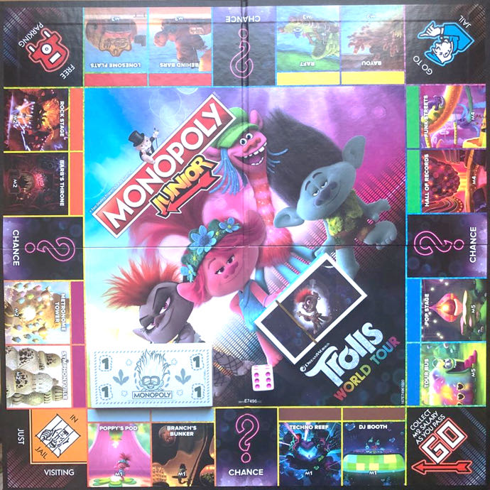 Juniors Trolls - World Tour  board game collectible - Main Image 2