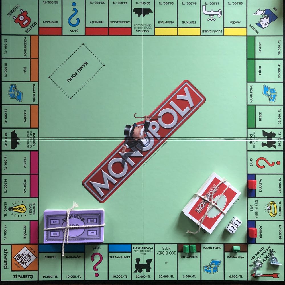 Monopoly 2001 [TU]  board game collectible - Main Image 2