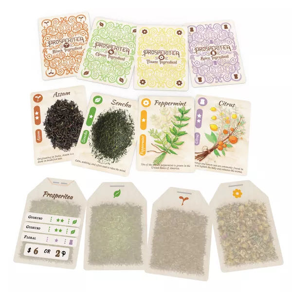 Prosperitea: A Game of Artisinal Tea Blending  (3-6) board game collectible [Barcode 863892000318] - Main Image 4