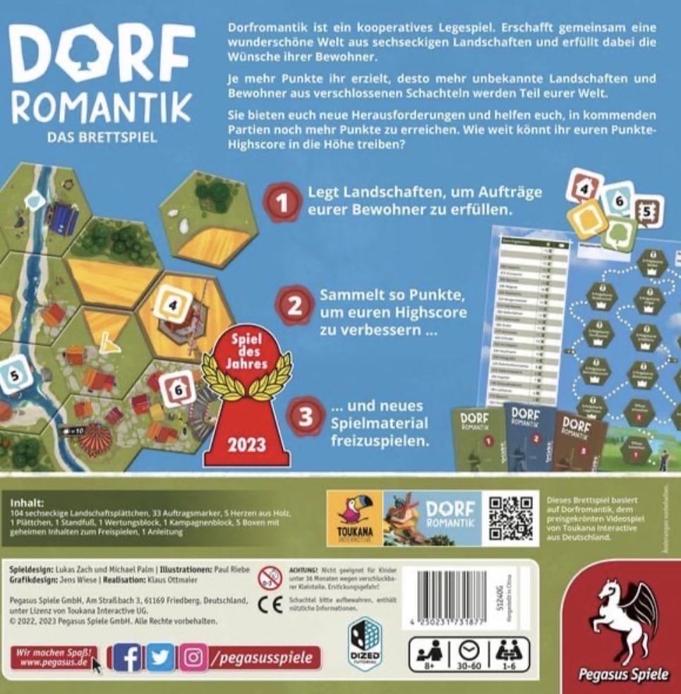 Dorfromantik  (6) board game collectible [Barcode 4250231731877] - Main Image 2