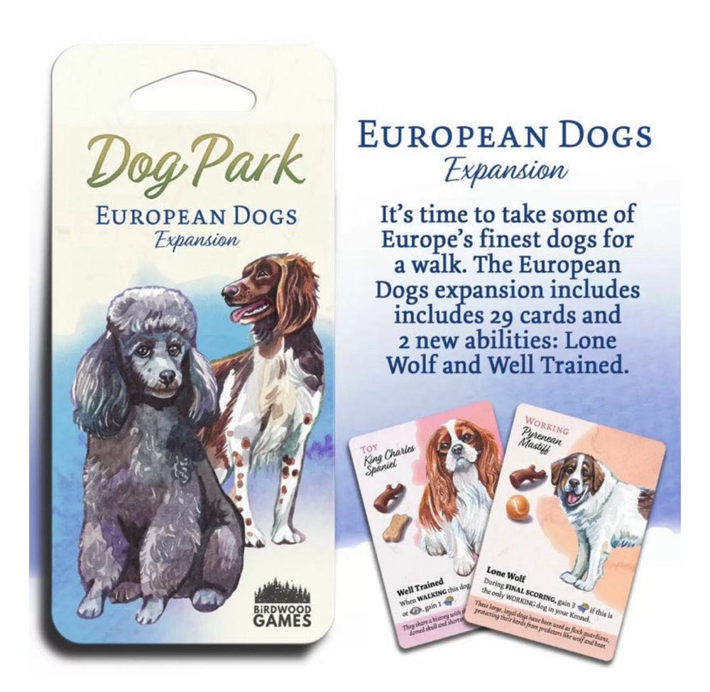 Dog Park: European Dogs Expansion  (1-4) board game collectible [Barcode 5070000321141] - Main Image 4