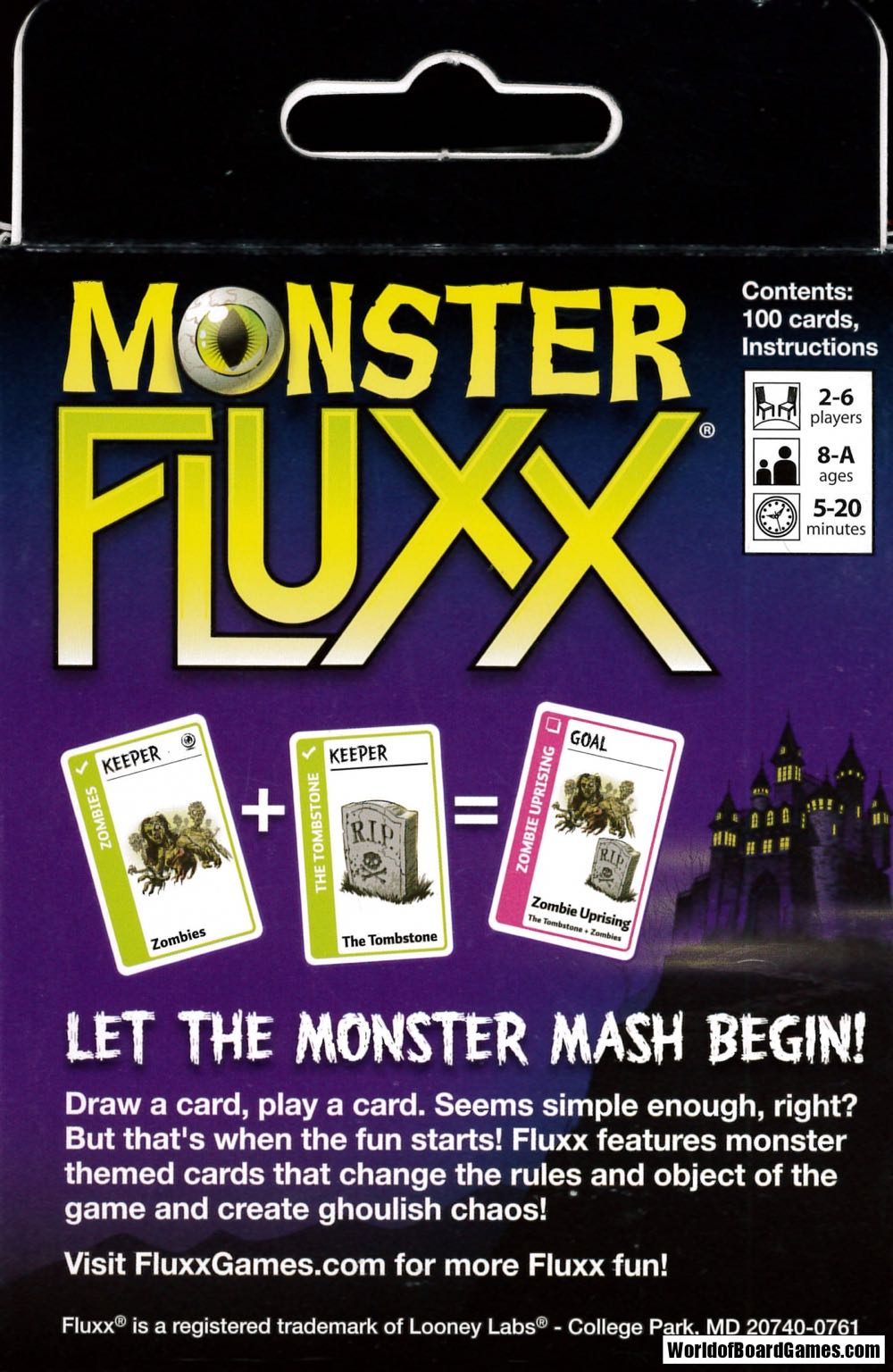 Monster Fluxx  (2-6) board game collectible [Barcode 850023181145] - Main Image 2