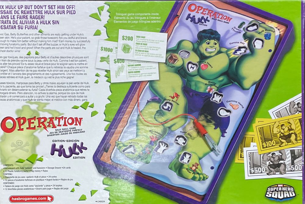 Operation Hulk Edition  (1+) board game collectible [Barcode 653569303190] - Main Image 2
