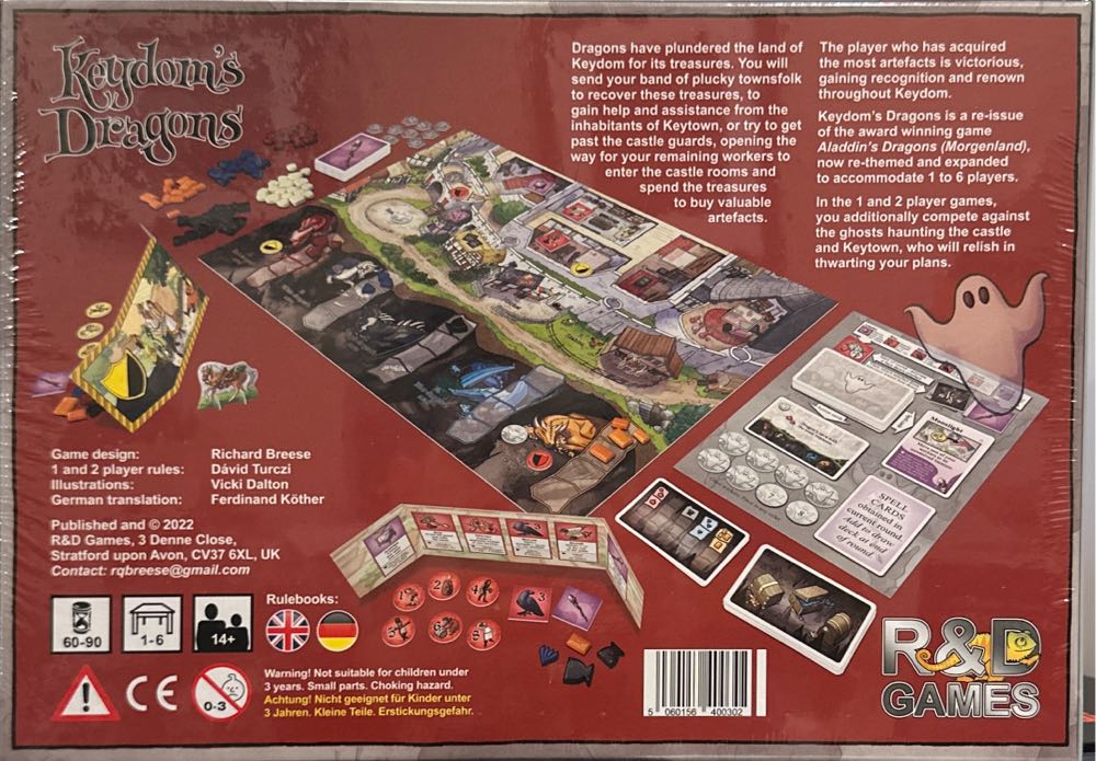 Keydom’s Dragons  (1-6) board game collectible [Barcode 5060156400302] - Main Image 2