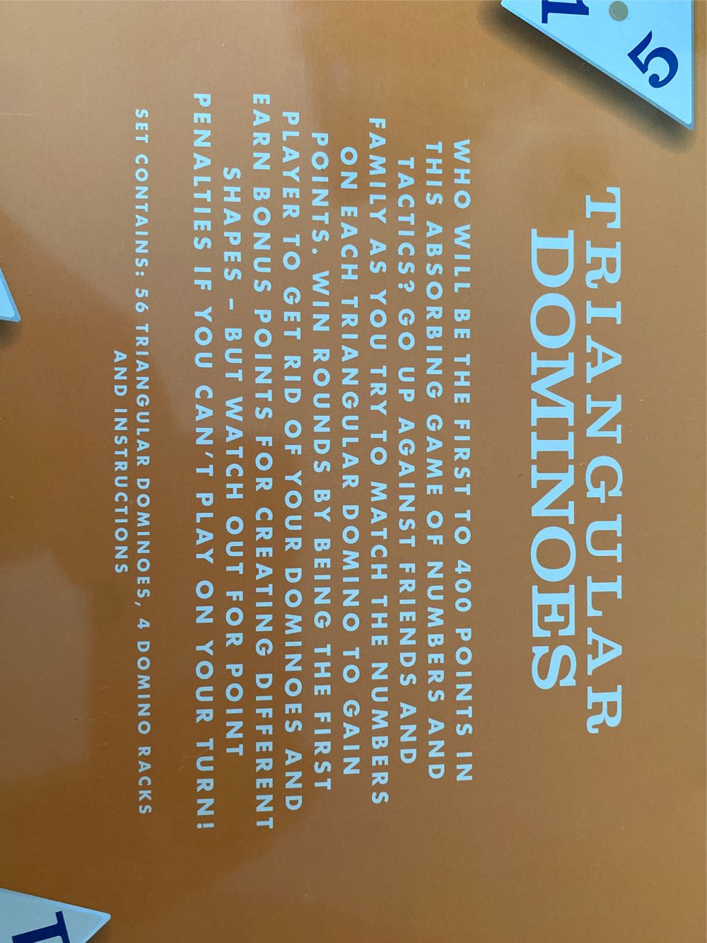 Triangular Dominoes   (2-4) board game collectible - Main Image 2