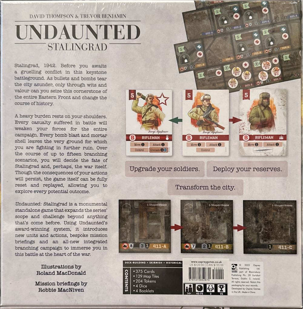Undaunted: Stalingrad  (2) board game collectible [Barcode 9781472852670] - Main Image 2