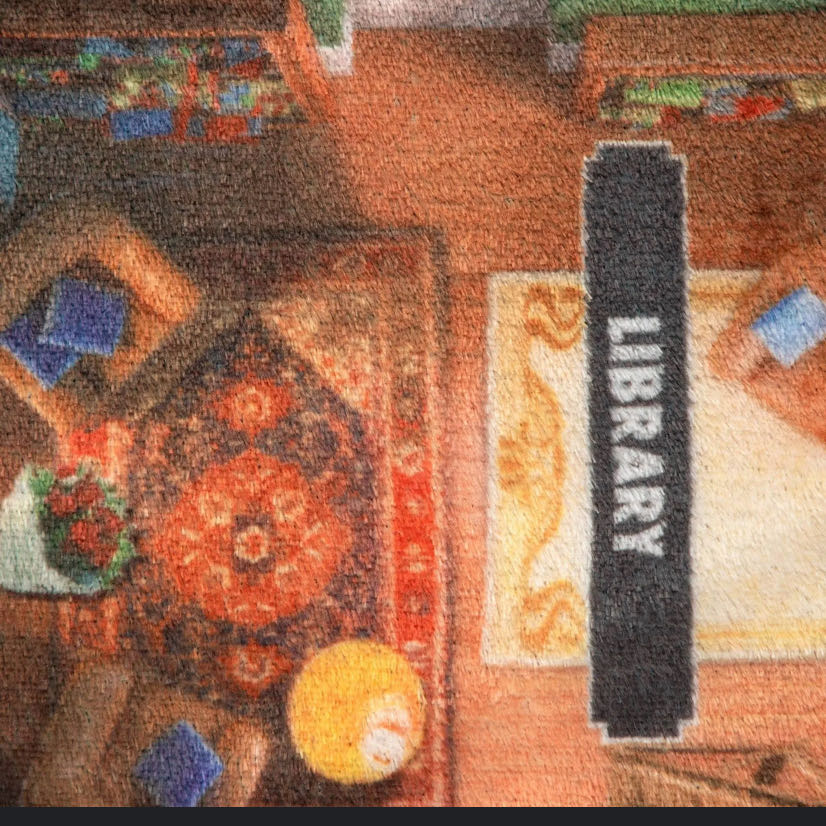 Clue Special: CLUE® GAME BLANKET (Target Exclusive)  (2-6) board game collectible [Barcode 032281192044] - Main Image 4