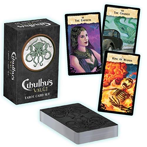 Ultra Pro Cthulhu’s Vault Tarot Card Set Black  board game collectible [Barcode 074427856816] - Main Image 1