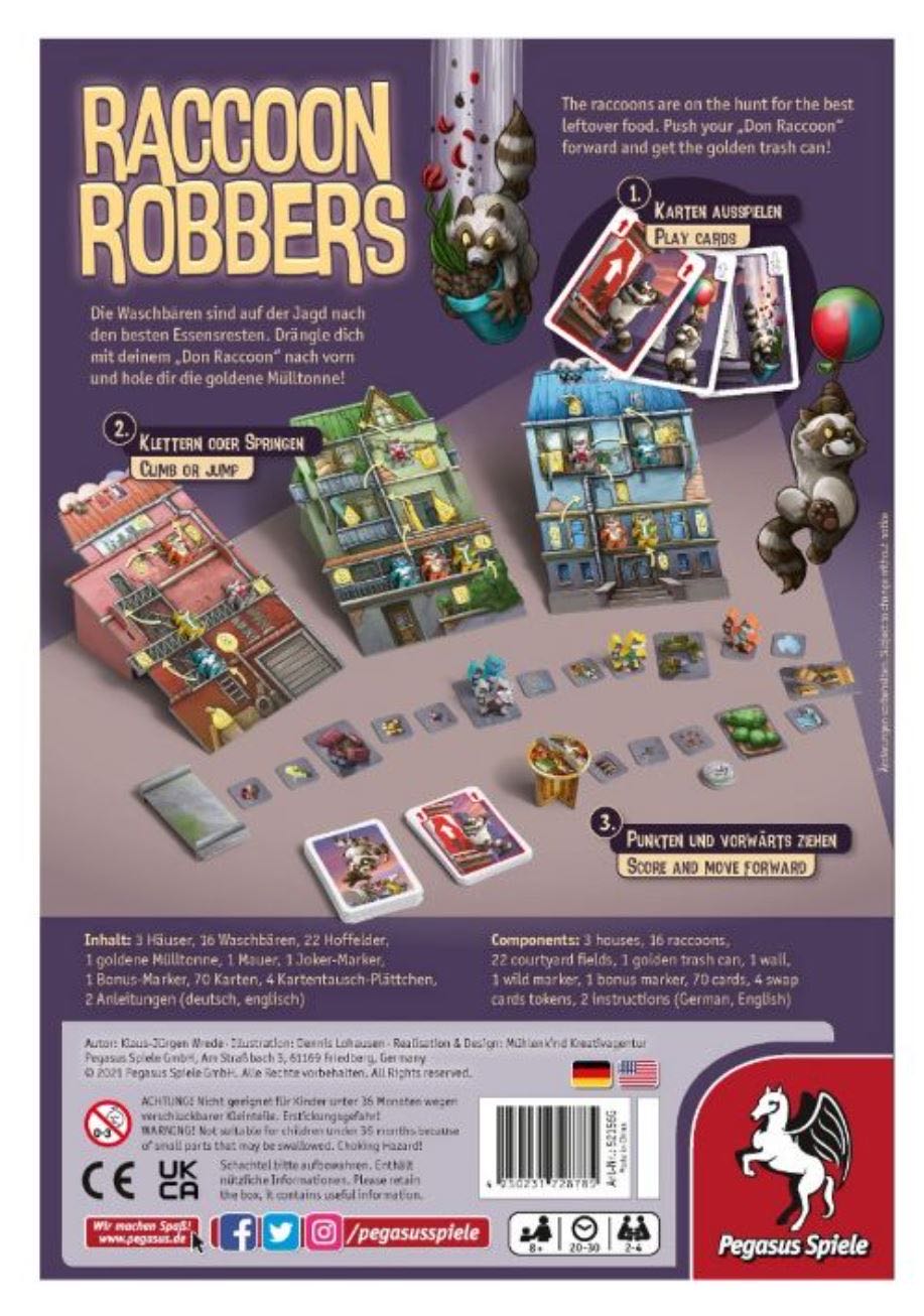 Racoon Robbers  (2-4) board game collectible [Barcode 4250231728785] - Main Image 3