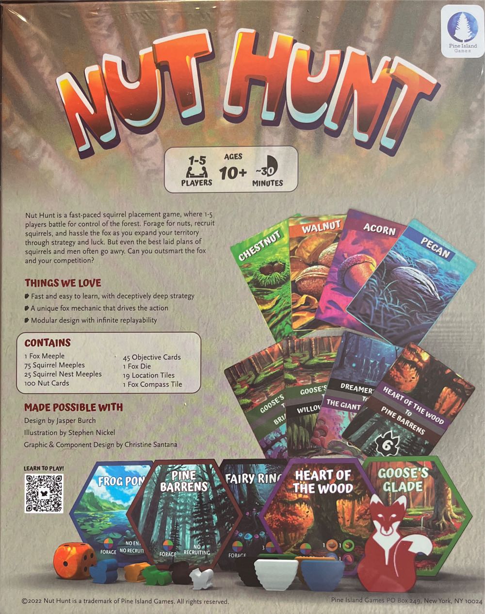 Nut Hunt  (1-5) board game collectible [Barcode 195893602667] - Main Image 2