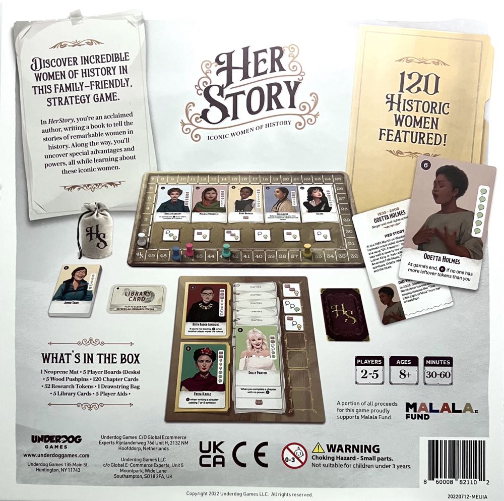 Her Story: Iconic Women Of History  (2-5) board game collectible [Barcode 860008821102] - Main Image 2