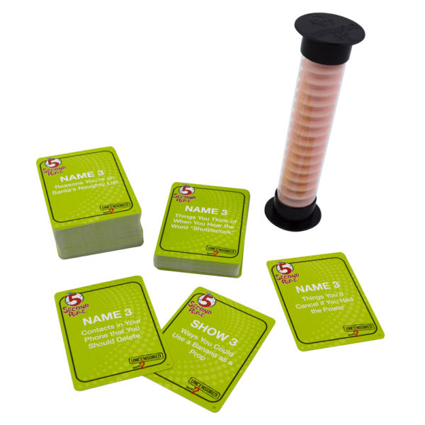 5 Second Rule: Uncensored Round 2  (3+) board game collectible [Barcode 093514074544] - Main Image 2