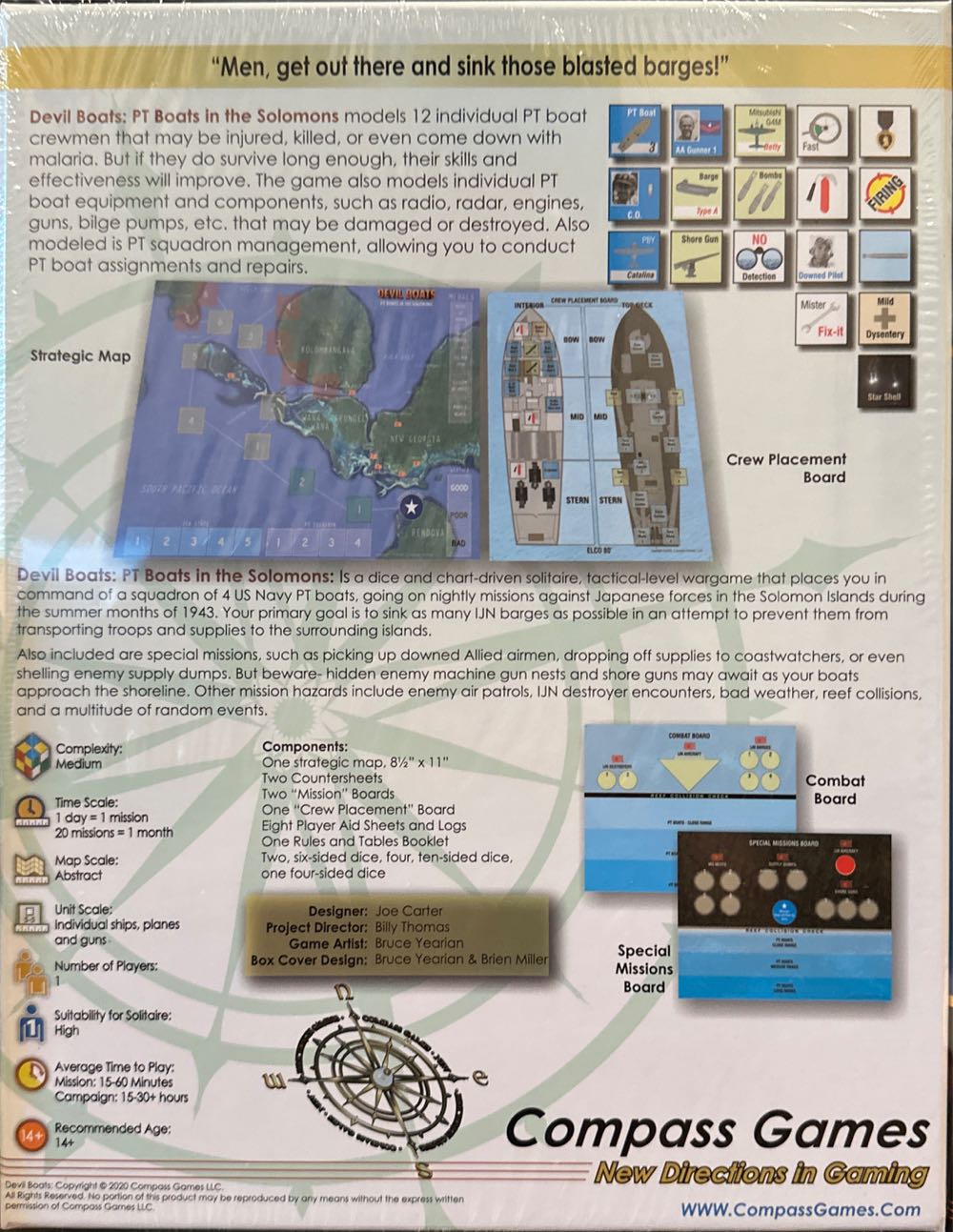 Devil Boats: PT Boats in the Solomons  (1) board game collectible - Main Image 2
