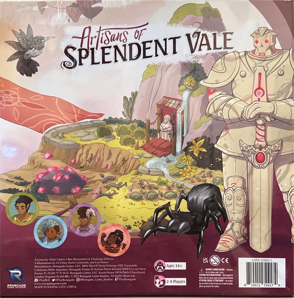 Artisans Of Splendent Vale  (2-4) board game collectible [Barcode 810011724174] - Main Image 2