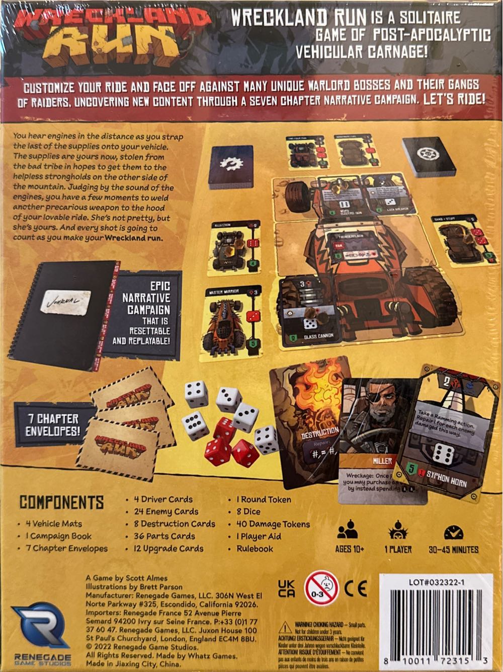 Wreckland Run  (1) board game collectible [Barcode 810011723153] - Main Image 3