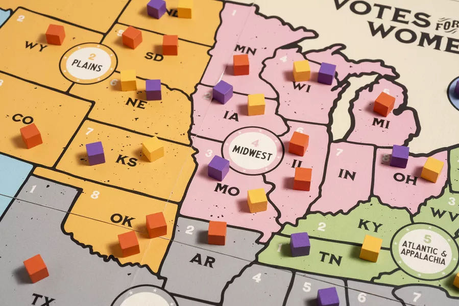 Votes for Women  (1-4) board game collectible [Barcode 860031002516] - Main Image 3