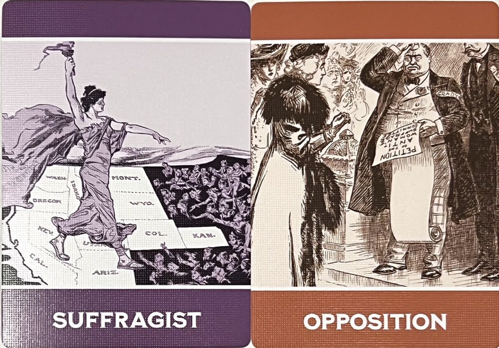 Votes for Women: Kickstarter Promo Cards  (1-4) board game collectible - Main Image 2
