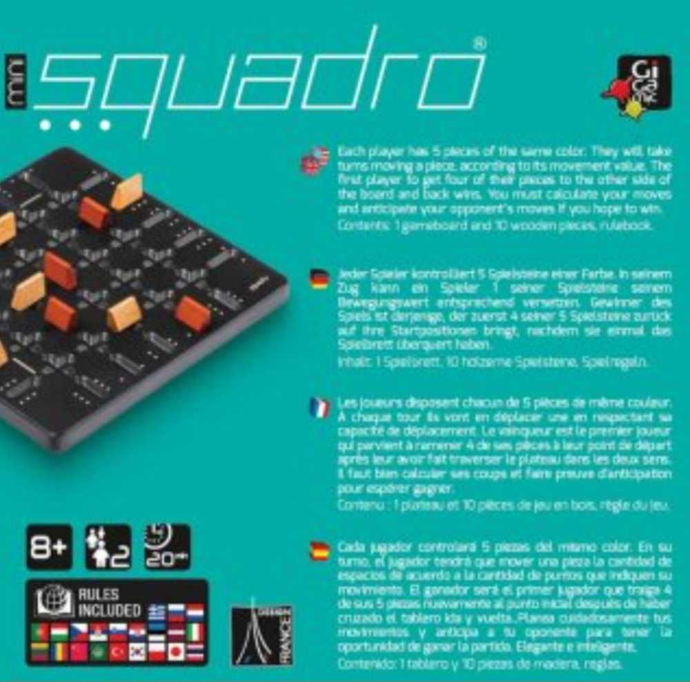 Squadro  (2) board game collectible [Barcode 3421271317418] - Main Image 2