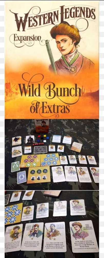 Western Legends: Wild Bunch Of Extras  (2-6) board game collectible [Barcode 843495100929] - Main Image 3