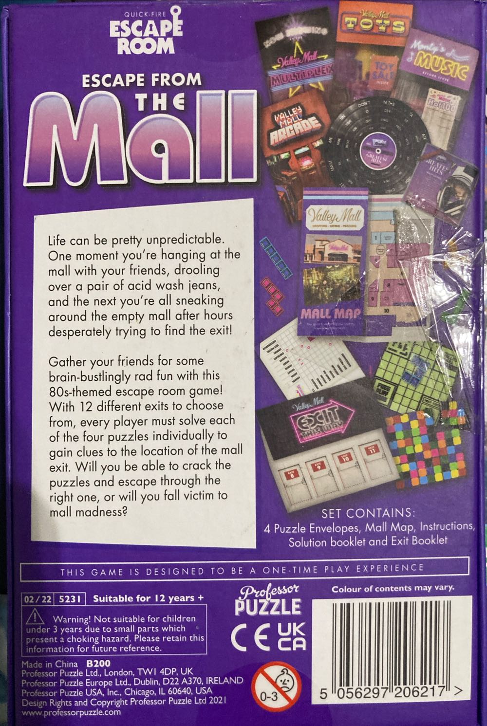 Escape From The Mall  (1-4 Players) board game collectible [Barcode 5056297206217] - Main Image 2