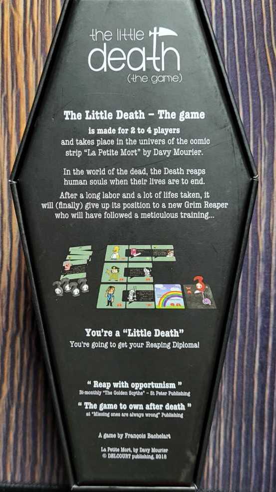 The Little Death (La Petite Mort)  (2-4) board game collectible [Barcode 3760268310187] - Main Image 2