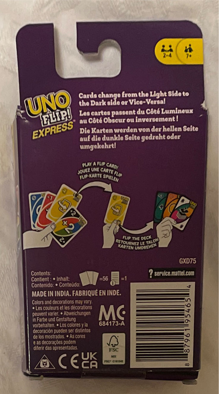 Uno Flip Express  board game collectible - Main Image 2