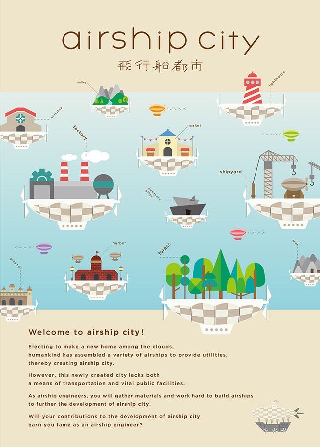 Airship City  (3-4) board game collectible [Barcode 889696010056] - Main Image 2