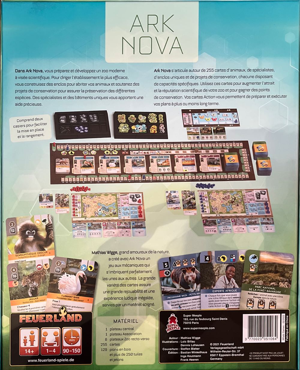 Ark Nova  board game collectible [Barcode 3770023051064] - Main Image 3