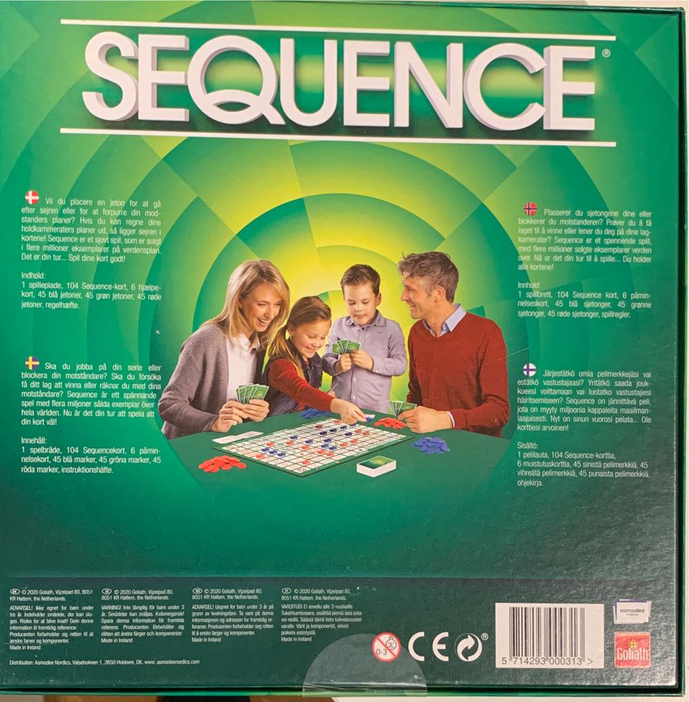 Sequence  board game collectible [Barcode 5714293000313] - Main Image 2