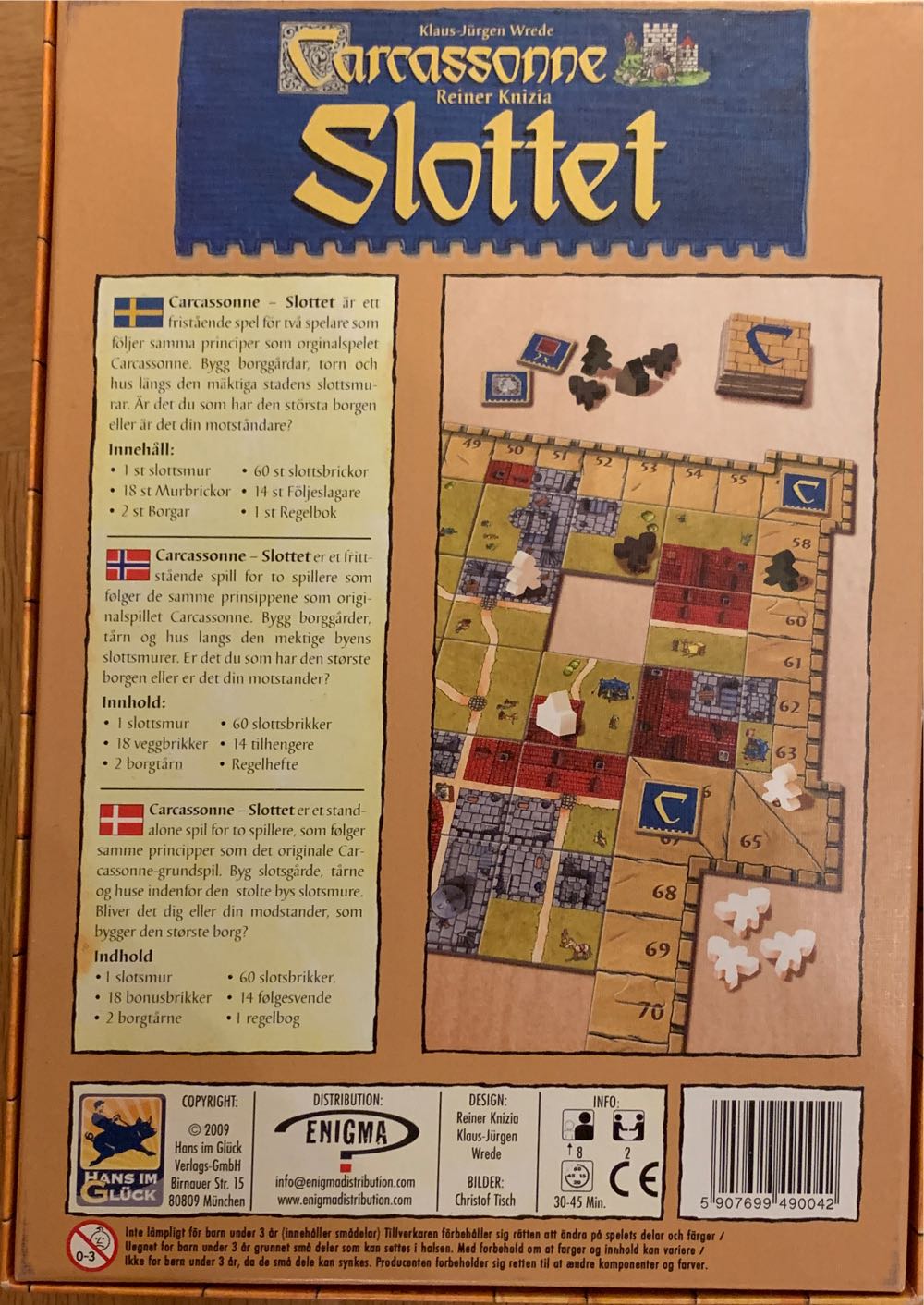 Carcassonne: Slottet  board game collectible [Barcode 5907699490042] - Main Image 2