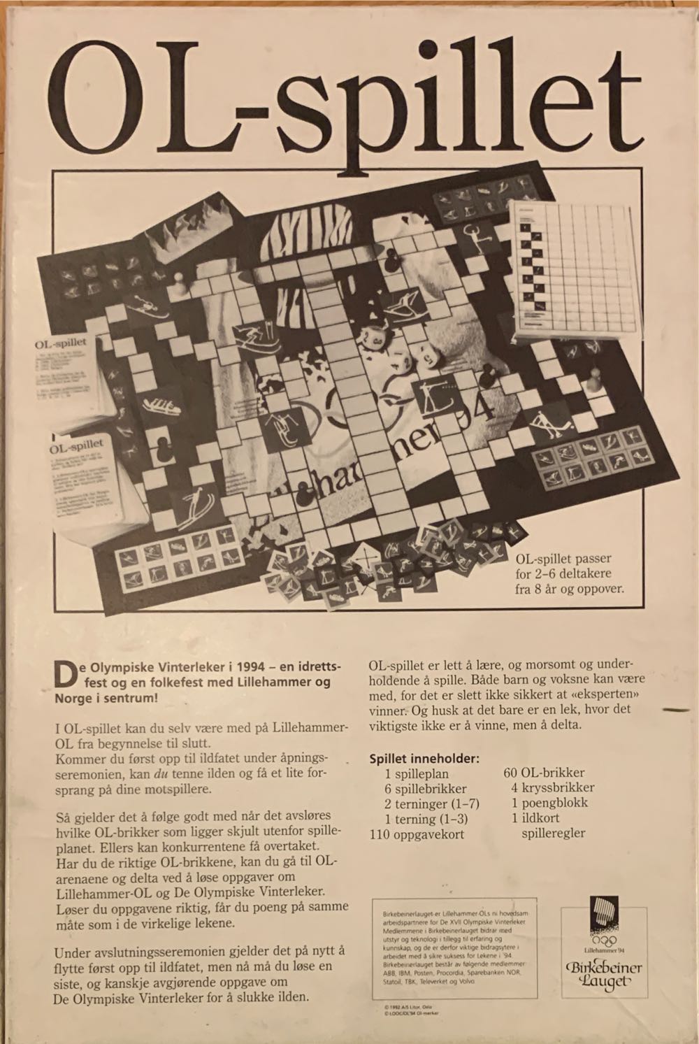 OL-spillet  board game collectible [Barcode 7031650119944] - Main Image 2