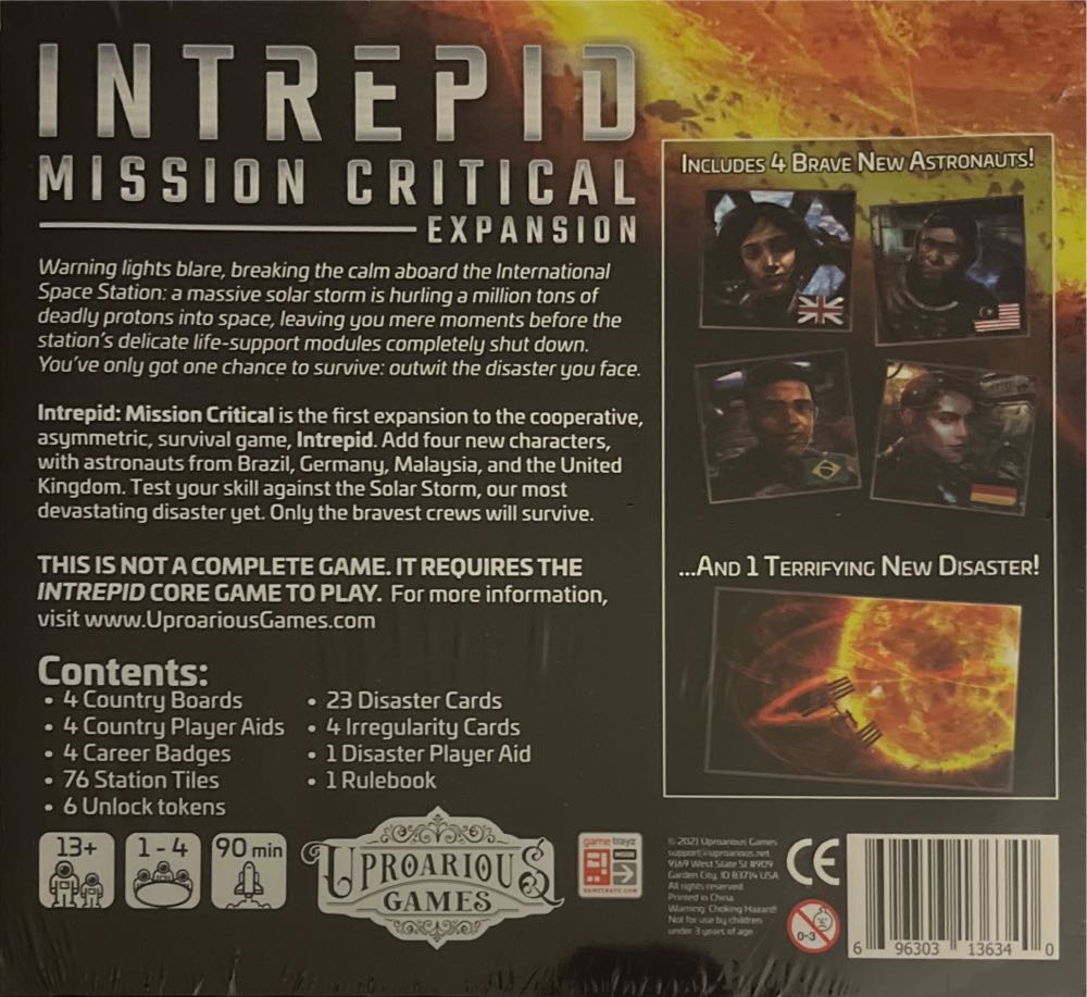 Intrepid : Mission Critical  (1-4) board game collectible [Barcode 696303136340] - Main Image 2
