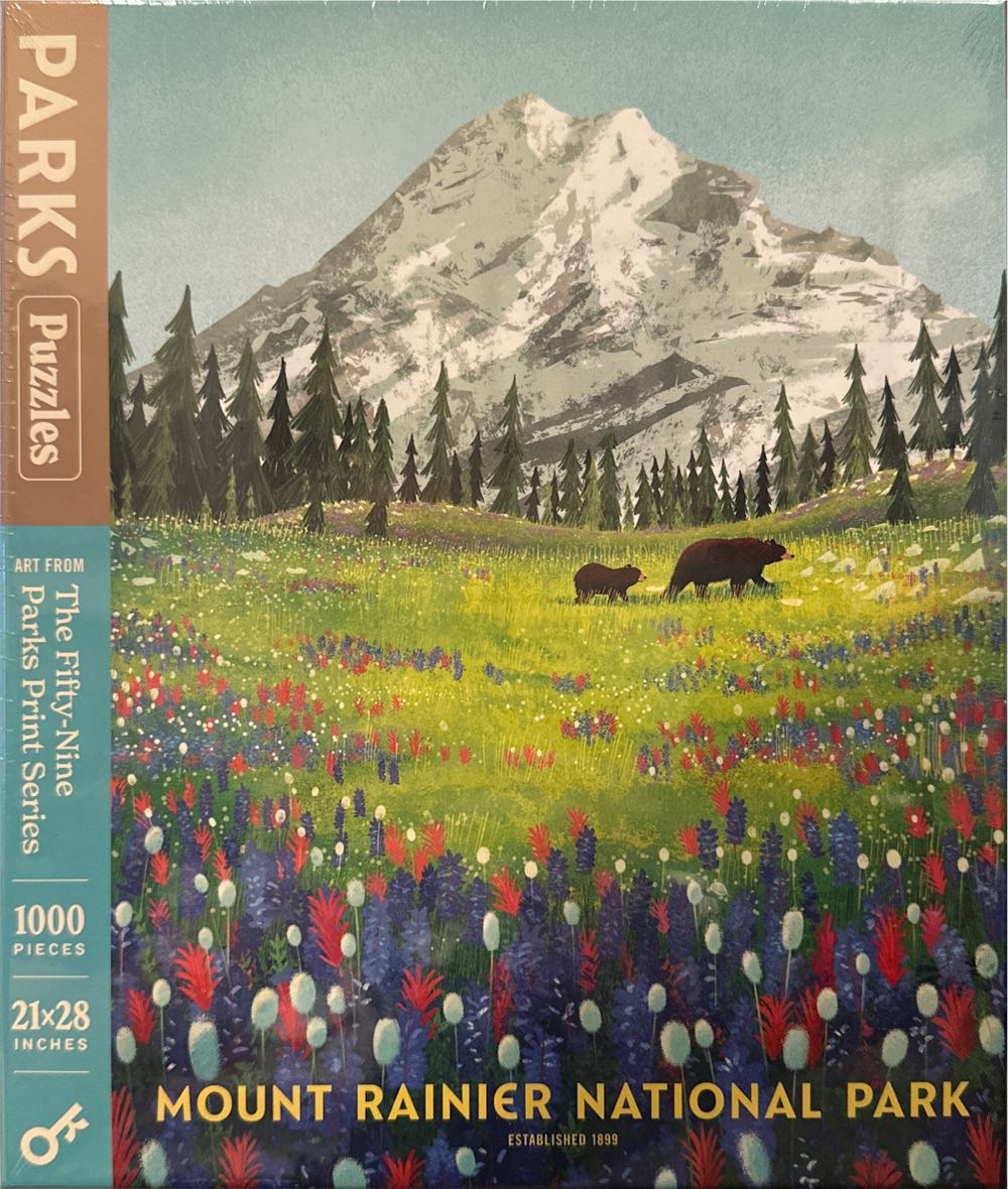Mount Rainer National Park  board game collectible [Barcode 850003498331] - Main Image 2