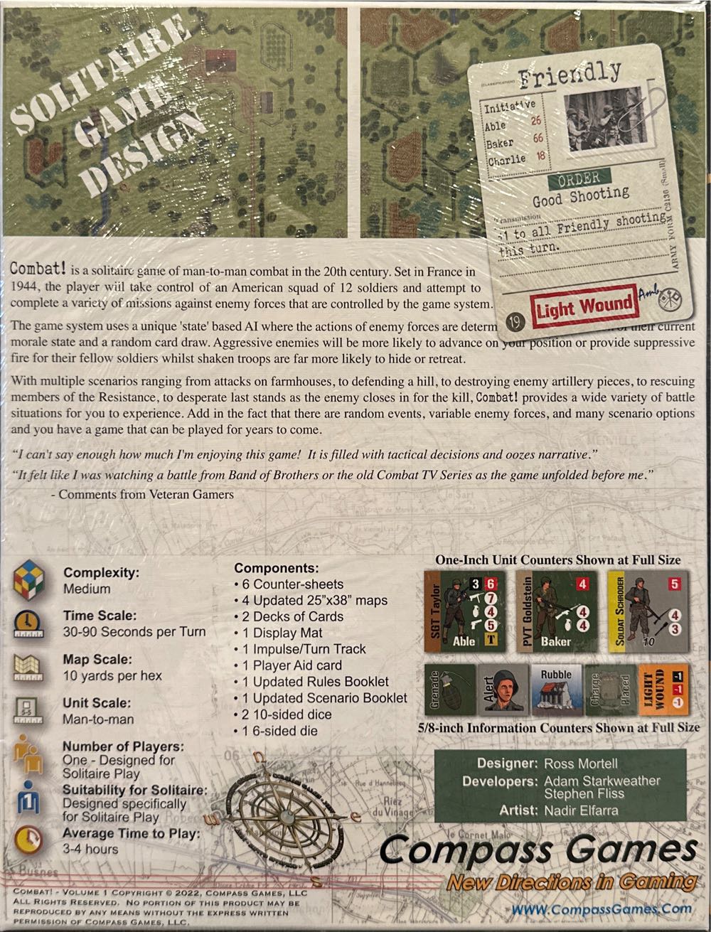 Combat! Volume 1 2nd Printing  (1) board game collectible [Barcode 195893784653] - Main Image 2