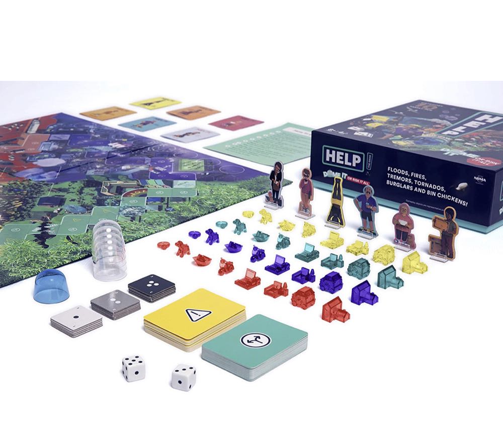 Help: The Game  (2-4) board game collectible - Main Image 2