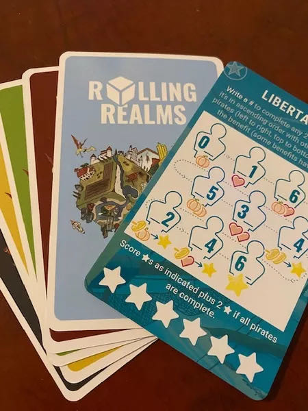 Rolling Realms - Libertalia  (1-6) board game collectible [Barcode 787790449355] - Main Image 2