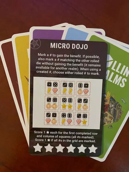 Rolling Realms -  Micro Dojo  board game collectible [Barcode 850032180412] - Main Image 2