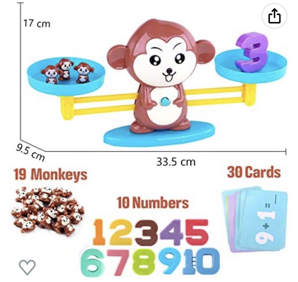 Monkey Balance Counting  board game collectible - Main Image 2