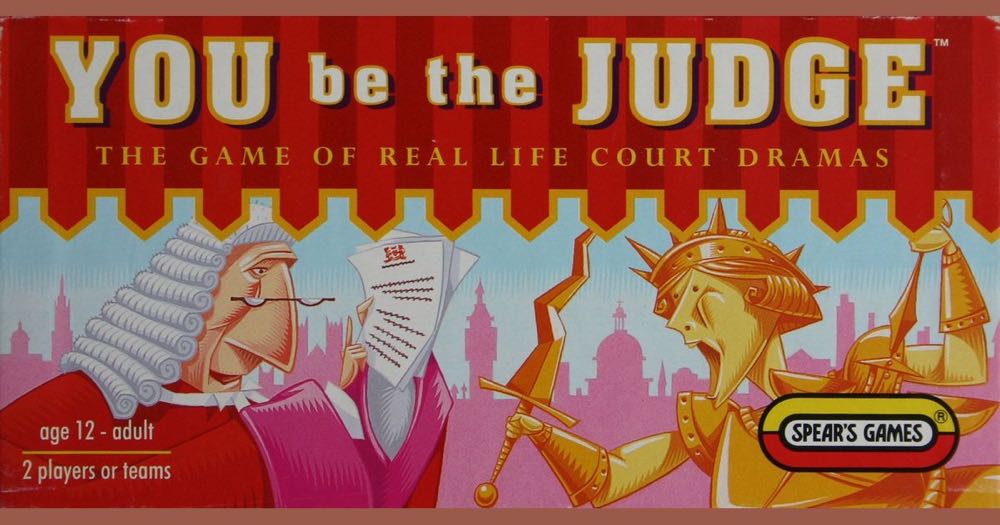 You Be The Judge  (2+) board game collectible [Barcode 5011363515617] - Main Image 2