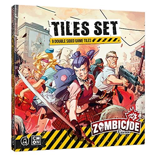 Zombicide 2nd Edition Tiles Set | Strategy Board Game | Cooperative Game For Teens And Adults | Zombie Board Game | Ages 14 | 1-6 Players | Avg. Playtime 1 Hour | Made By Cmon Various Zcd007  board game collectible [Barcode 889696011466] - Main Image 1