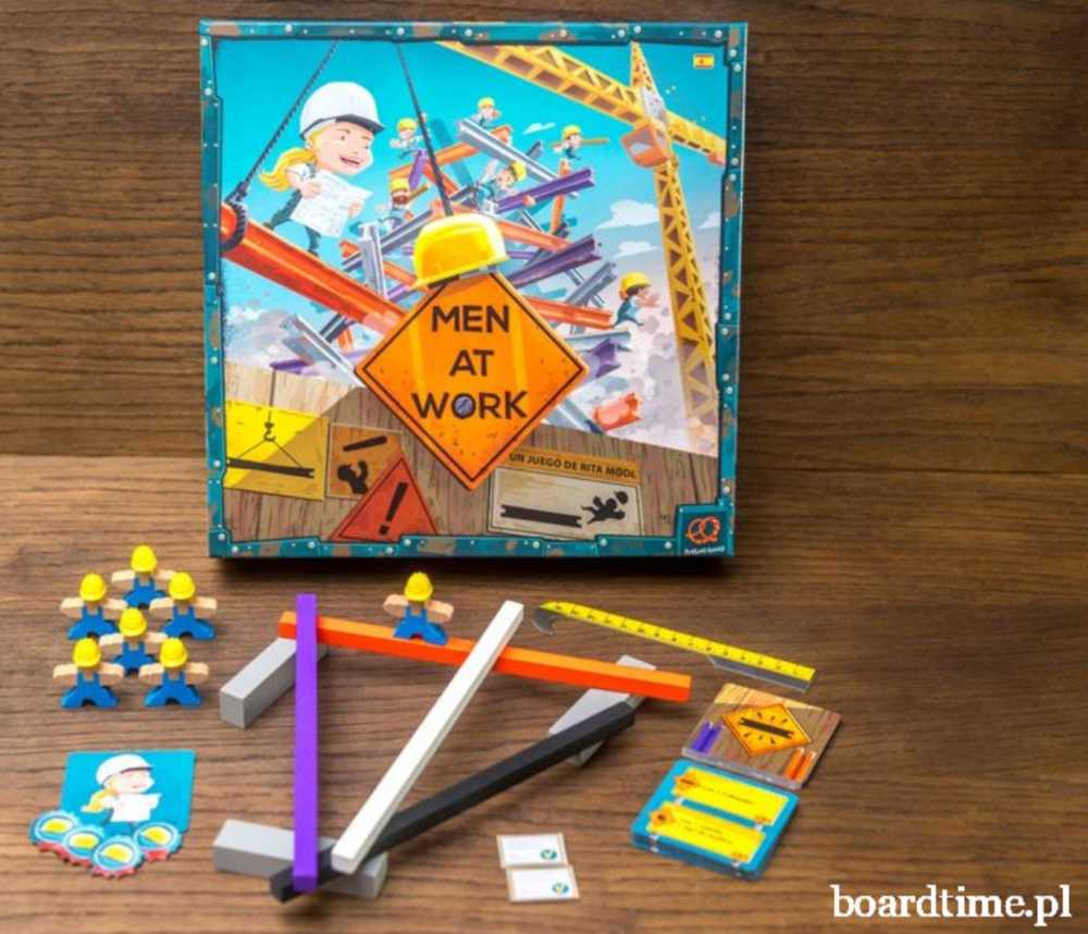 Men At Work  (2-5) board game collectible [Barcode 826956220503] - Main Image 3