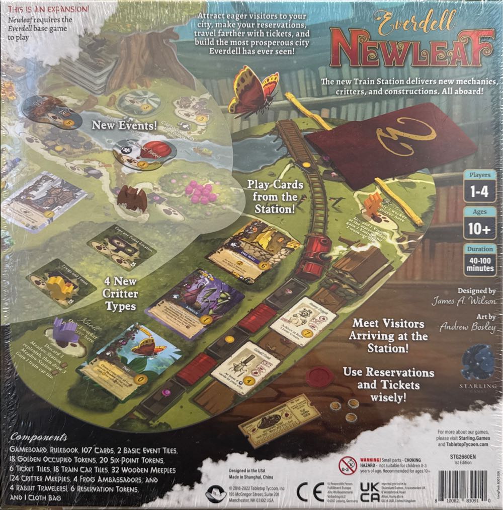 Everdell: Newleaf  (1-4 (5-6)) board game collectible [Barcode 810082830910] - Main Image 3