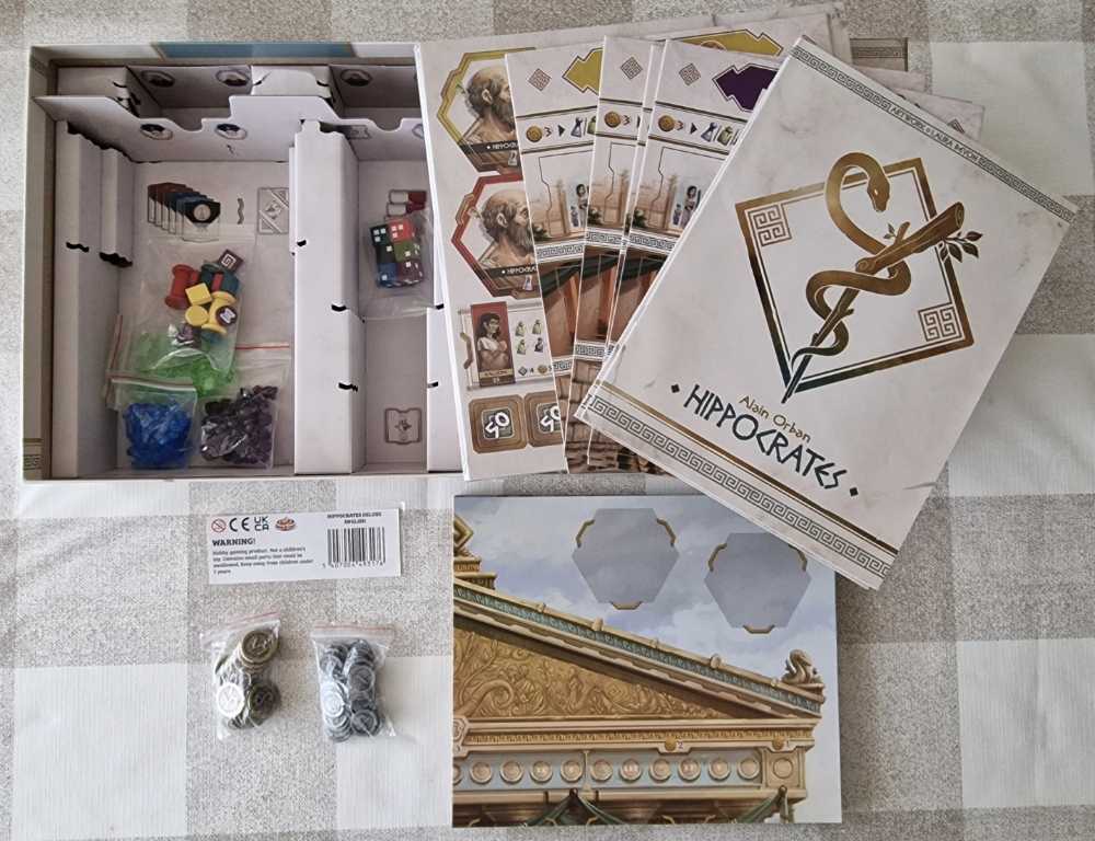 Hippocrates - (KS Deluxe Edition)  (1-4) board game collectible [Barcode 5407004493176] - Main Image 2