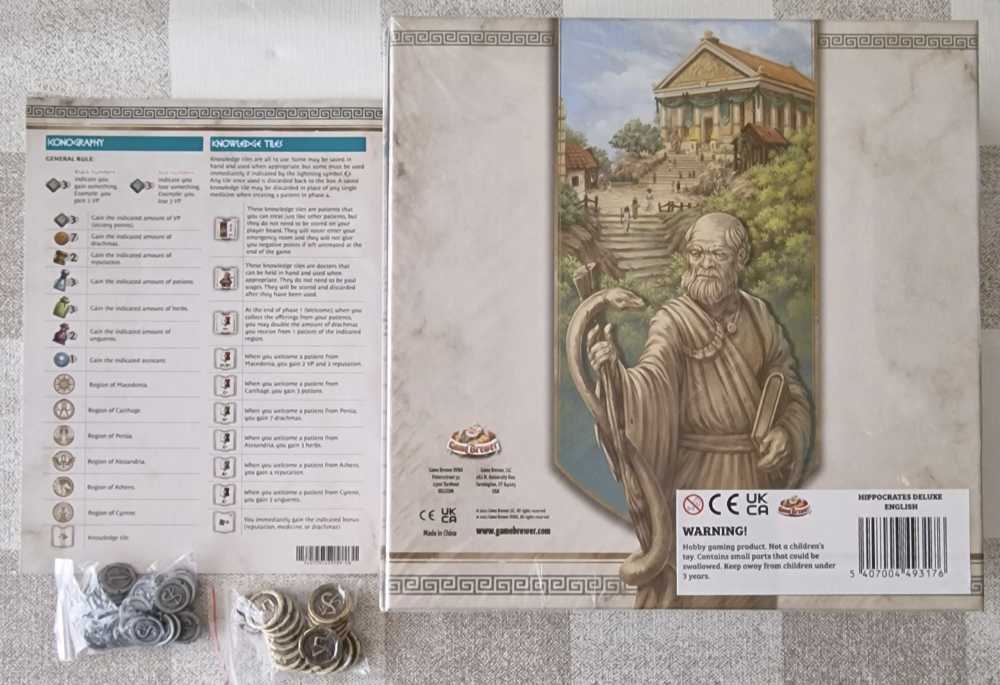 Hippocrates - (KS Deluxe Edition)  (1-4) board game collectible [Barcode 5407004493176] - Main Image 4