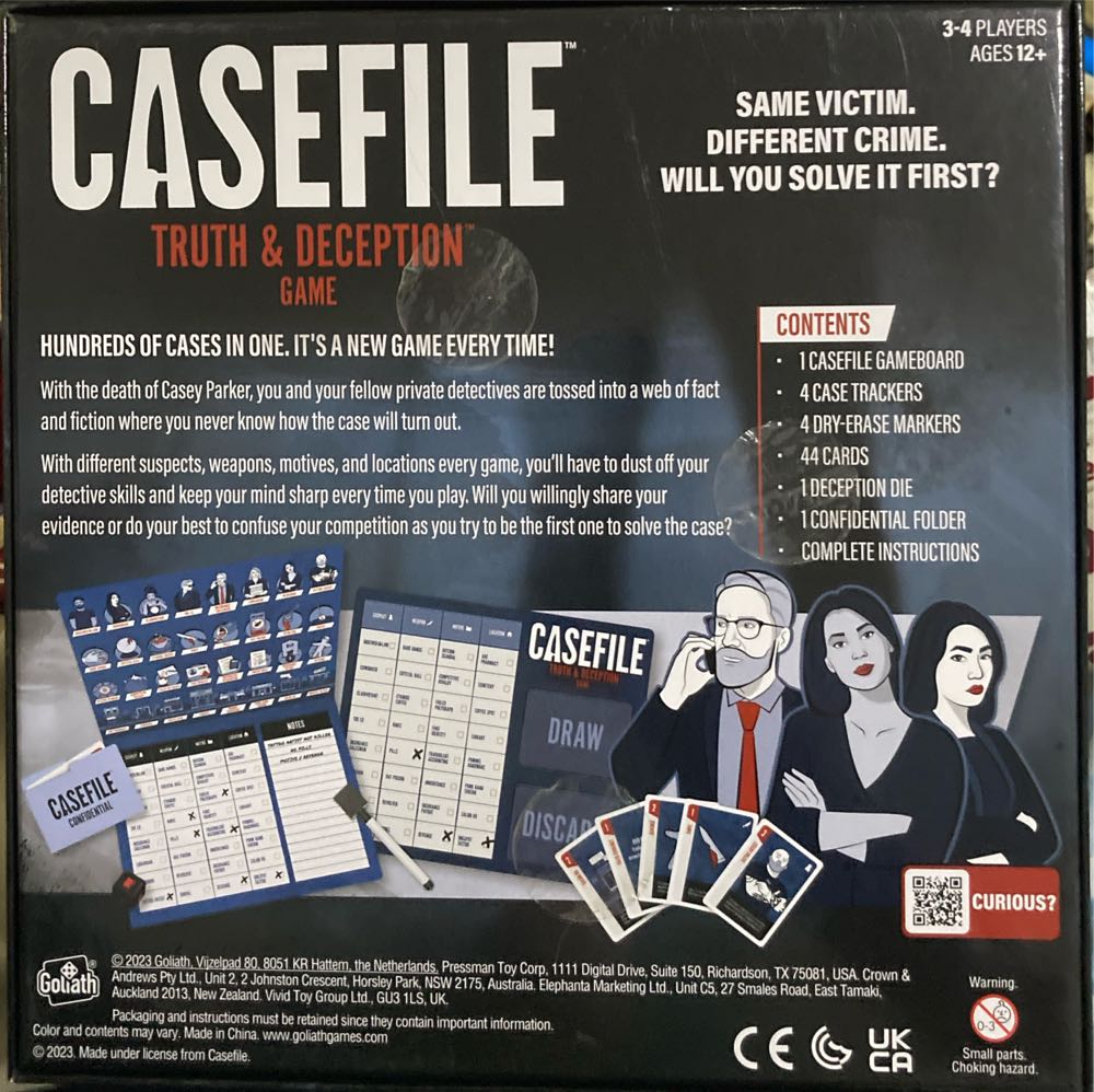 Murder Mystery: Truth & Deception  (3-4) board game collectible [Barcode 8720077231221] - Main Image 2