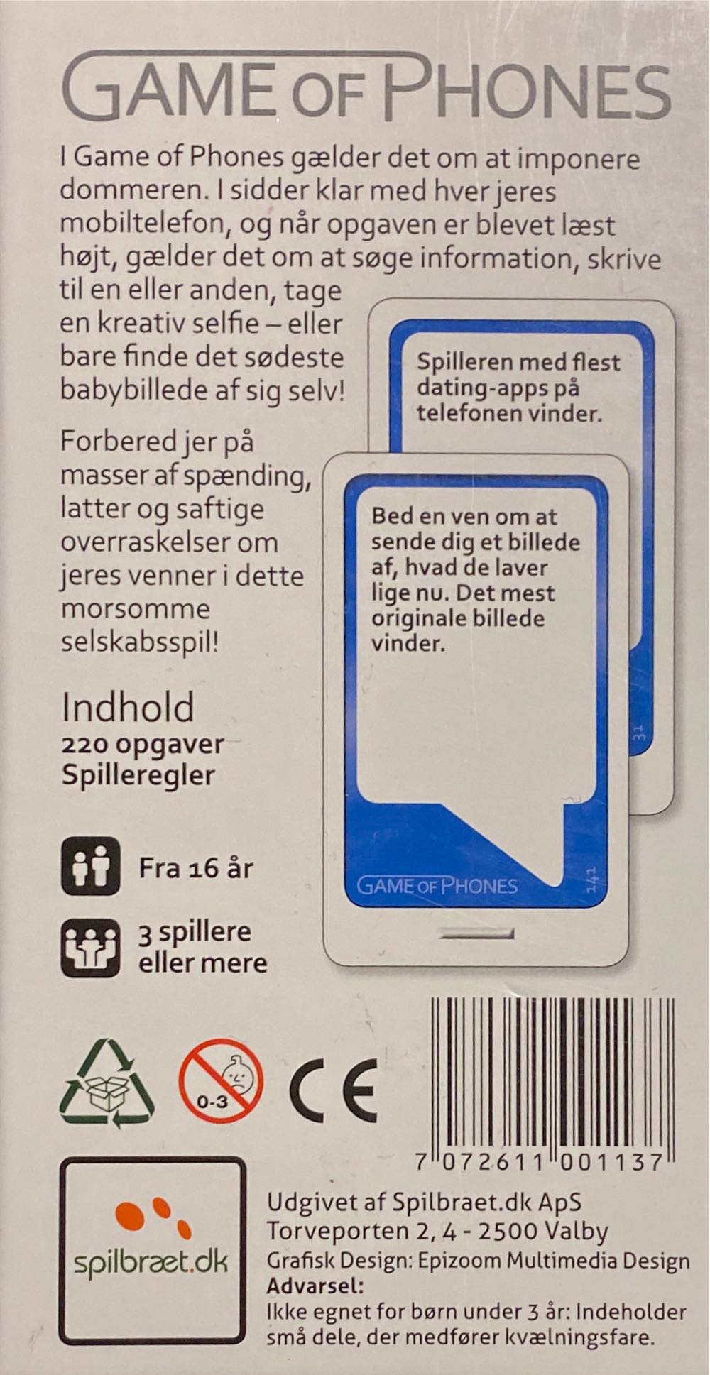 Game Of Phones  board game collectible [Barcode 7072611001137] - Main Image 2