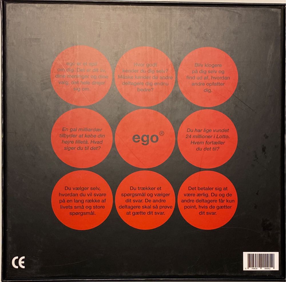 Ego - Hvem Er Du  (3-6) board game collectible [Barcode 5704029000052] - Main Image 2
