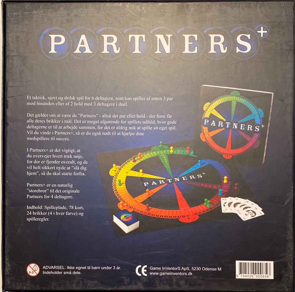 Partners  (2-6) board game collectible [Barcode 5704029000656] - Main Image 2