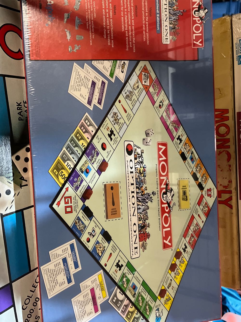 Option one mortgage monopoly  board game collectible - Main Image 2